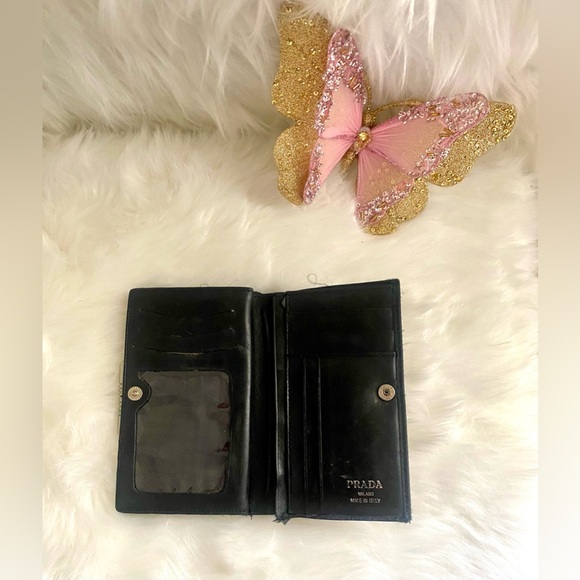 ✨PRADA✨Vintage 90’s Nylon Snap Closure MultiSectional Wallet - Picture 3 of 7